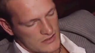 Two girls were publicly fucked by a man with a big cock