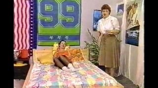 The housekeeper was punished for stealing, a common theme in taboo fantasies