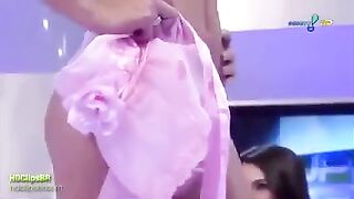 The best underwear fashion show. Hot girls modeling their underwear