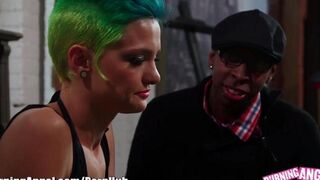 Hot anal meeting with an emo girl in a blanket