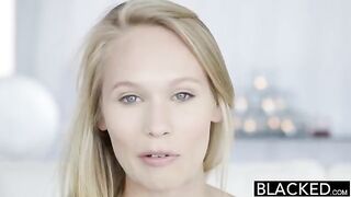 A black man nearly tore the hole of a white girl