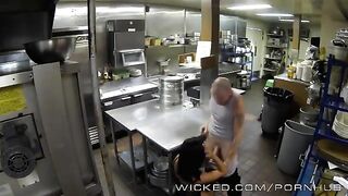 A girl worked hard and wanted to relax, so she got intimate