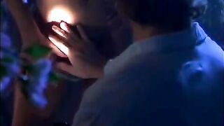 Romantic sex in foggy night, passionate and relaxing to watch