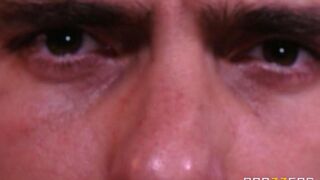 The young athlete girl Sarah Jesse gets fucked by a guy on the couch