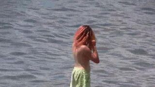A hot visit to a nudist colony in Crimea, featuring stunning views