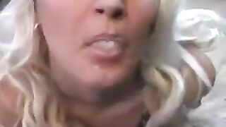 The whims licked sperm from a spoon