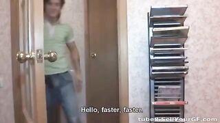 Young guy shooting sex videos with random girls