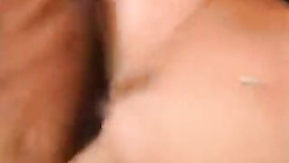 The whore is spinning in the club and gets fucked hard
