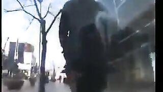 Picked up a girl in the shop and fucked her at home with friends