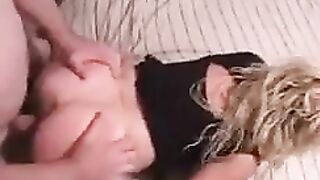 The man fucked a point of his wife at home