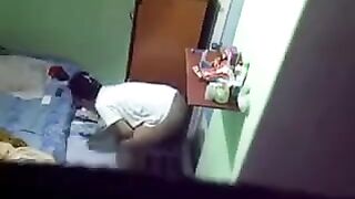 The hidden camera was set up in the girl’s room in the hostel