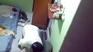The hidden camera was set up in the girl’s room in the hostel