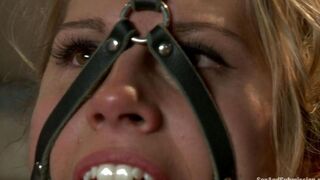 The girl is tied up and humiliated by her sexy mistress