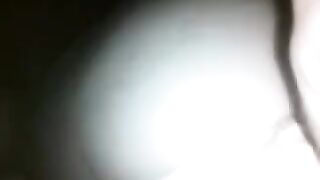 At night, the chick’s pussy was available on video