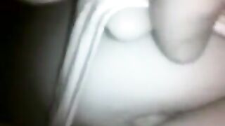 At night, the chick’s pussy was available on video
