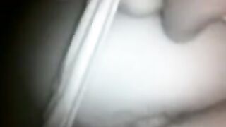 At night, the chick’s pussy was available on video