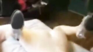 Grabbed the girl and fucked her on the bed