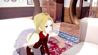 Jobless Reincarnation ZENITH GREYRAT receives passionate 3D hentai creampie