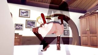 Jobless Reincarnation ZENITH GREYRAT receives passionate 3D hentai creampie