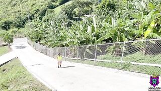 Run, PAWG! Get fucked hard after hill repeats with no recovery