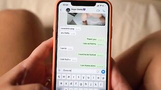 My sugar daddy paid me 10,000 Euros for nudes and sex - he cummed inside me