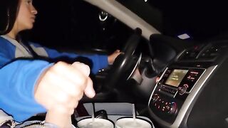 The stepsister helped when the car broke down on the highway