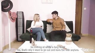 Busty Latina Blanca gets her meat shot in an intense riding session