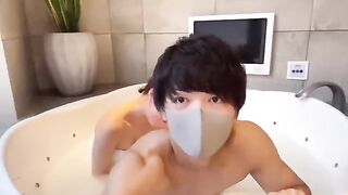 Japanese guy's cum is like a slippery slide, he fucks like a pro and cums like a gusher