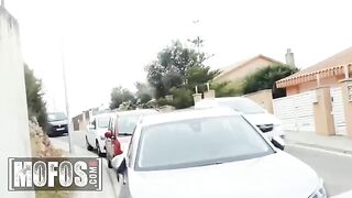 Sex hungry babe Serenia Keer gets fucked on the street