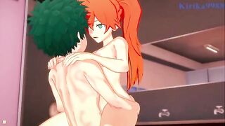 Izuku Midoriya fucked deep in the locker room by Kendo