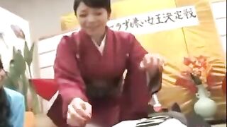 Asian woman has sex in public and she loves it very much