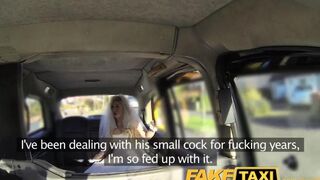 The bride got fucked by a taxi driver before the wedding ceremony
