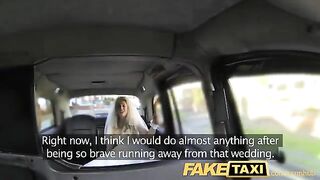 The bride got fucked by a taxi driver before the wedding ceremony