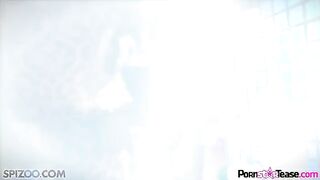 Gorgeous Alison Tyler caresses her sweet pussy in a sensual solo scene