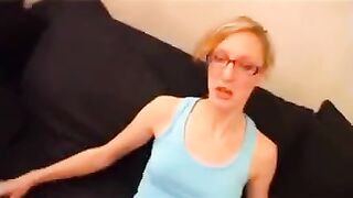 Sex with a thin French girl who is almost an adult