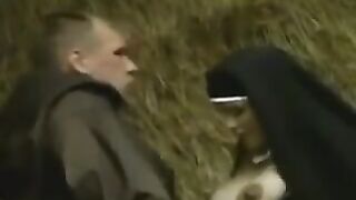 A pregnant nun gets intimate with a taxi driver in this steamy eporn scene