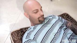 Nurse with big natural tits helped a man with an erection problem