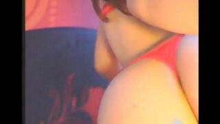 The girl fucks herself in all holes with a powerful vibrator