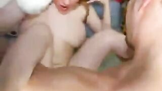 Young Russian slut Lena has big boobs and amazing butt