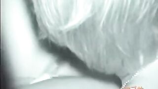The guy passionately licks the hairy pussy of his sleeping sister, an intense scene