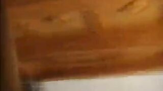 A peeping tom saw a porn show under the skirt