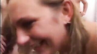 Student group orgy with MILF group sex party gangbang featuring Elise Katty West and Nick Morris