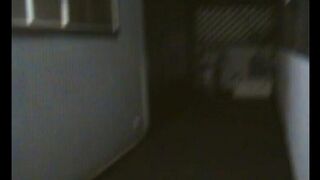 A BBW is dancing naked in front of her husband, showcasing her curves