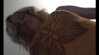 First creamy for the beautiful blonde teen Ellie
