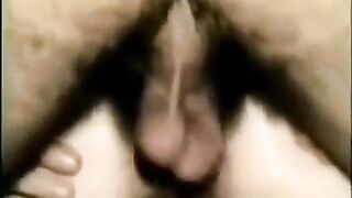 My Amigo pushed a huge dick into my ass hole