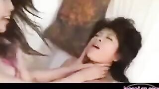 Beautiful naked Korean girls are getting fucked hard