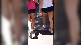 A student got caught by the cam with a stunning look at her ass