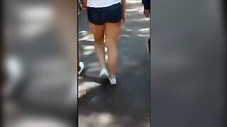 A student got caught by the cam with a stunning look at her ass