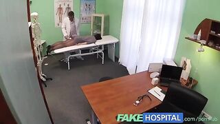 The cunning doctor checked the patient's pants