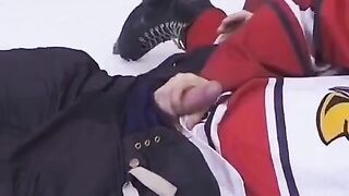 The hockey player was given a fan who loves anal sex very much